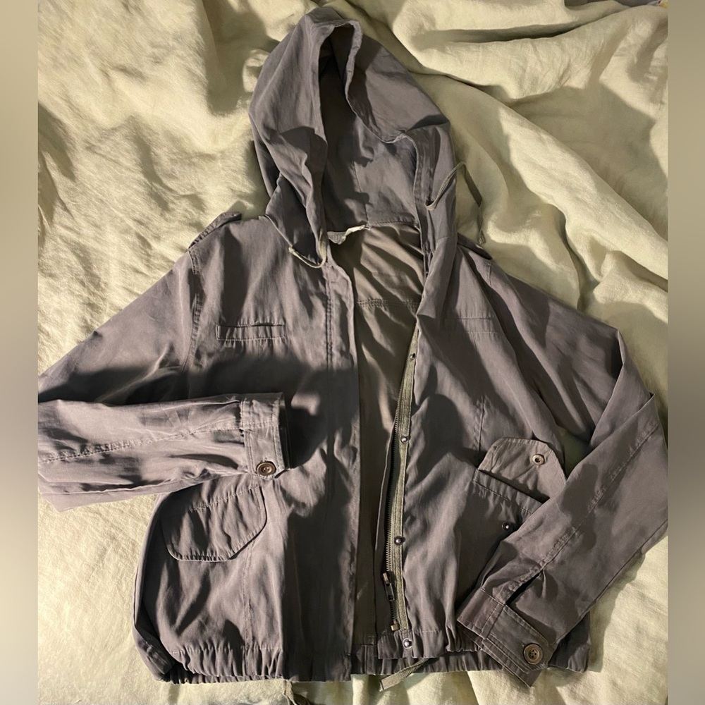 Lightweight green jacket